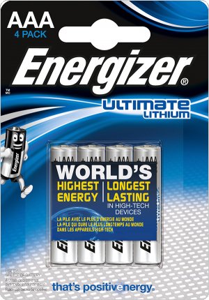 Bateria ENERGIZER Ultimate Lithium, AAA, L92, 1,5V, 4szt., EN-273267