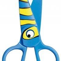 Nożyczki szkolne KEYROAD Kids Pro, 13cm, bezpieczne, pakowane na displayu, mix kolorów