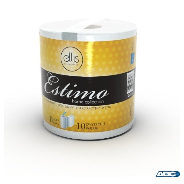 Ręcznik w roli ELLIS Estimo 100m 2 warstwy celuloza 500 listków 9.793.134 3087