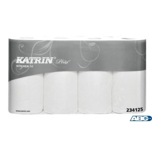 Ręczniki kuchenne KATRIN PLUS Kitchen 50, 4-Pack, 234125, opakowanie: 4 rolki