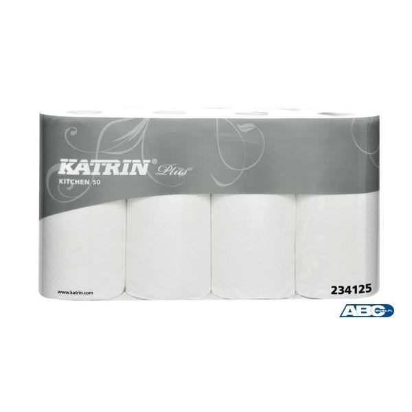 Ręczniki kuchenne KATRIN PLUS Kitchen 50, 4-Pack, 234125, opakowanie: 4 rolki