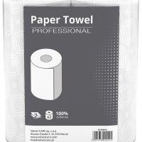 Ręcznik w roli celulozowy VELVET, Professional, 2-warstwowy, 50 listków, 2 szt., biały
