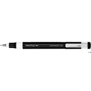 Rapitograf, Pisak Kreślarski Super Professional grubość 0.25mm (biały)  RYSTOR