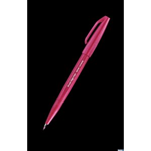 Pisak pędzelkowy do kaligrafii burgund SES15C-B2X PENTEL
