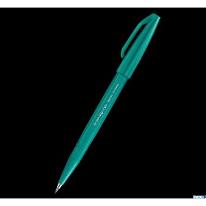 Pisak pędzelkowy do kaligrafii turkusowy SES15-D3X PENTEL