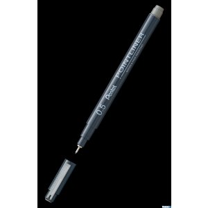 Cienkopis kalibrowany POINTLINER szary 0,5 mm S20P-5N