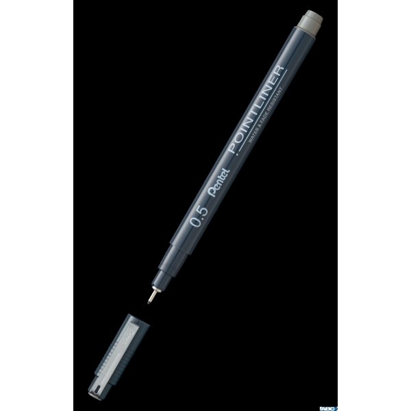 Cienkopis kalibrowany POINTLINER szary 0,5 mm S20P-5N
