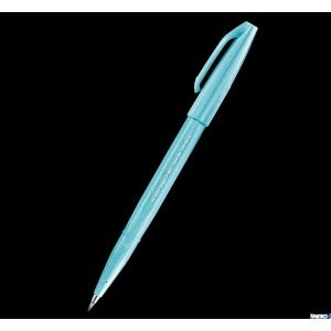 Pisak pędzelkowy do kaligrafii jasnobłekitny SES15C-S2X PENTEL