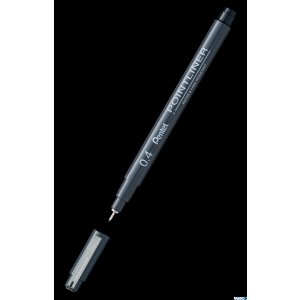 Cienkopis kalibrowany POINTLINER czarny 0,4 mm S20P-4A