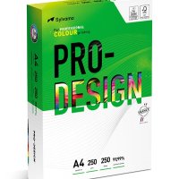 Papier ksero PRO-DESIGN FSC, satynowany, klasa A++, A4, 168CIE, 250gsm, 250 ark.