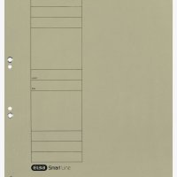 Skoroszyt kartonowy ELBA A4, oczkowy, szary, 100551873