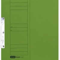 Skoroszyt kartonowy ELBA 1/2 A4, hakowy, zielony, 100551893