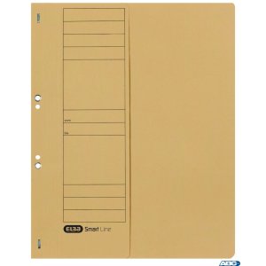 Skoroszyt kartonowy ELBA 1 / 2 A4, oczkowy, beżowy, 100551877