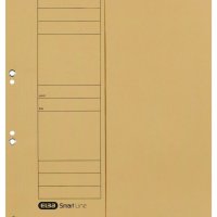 Skoroszyt kartonowy ELBA 1/2 A4, oczkowy, beżowy, 100551877