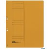 Skoroszyt kartonowy ELBA 1 / 2 A4, oczkowy, żółty, 100551878