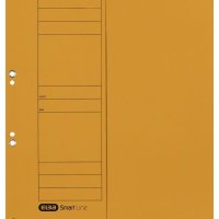 Skoroszyt kartonowy ELBA 1/2 A4, oczkowy, żółty, 100551878