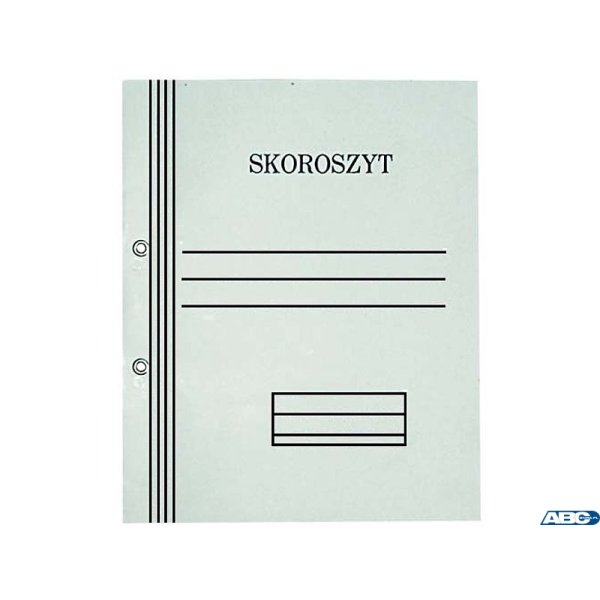 Skoroszyt oczkowy biały A4 pełny 350g 50szt. KIEL-TECH