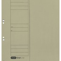 Skoroszyt kartonowy ELBA 1/2 A4, oczkowy, szary, 100551880
