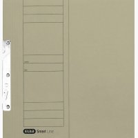 Skoroszyt kartonowy ELBA 1/2 A4, hakowy, szary, 100551894 (X)
