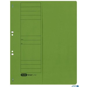 Skoroszyt kartonowy ELBA 1 / 2 A4, oczkowy, zielony, 100551879