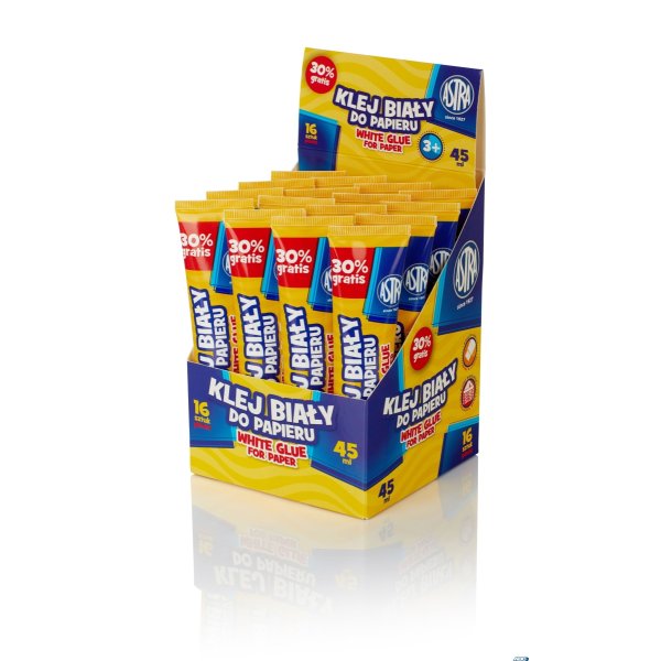 Klej biały do papieru Astra - tuba 45ml, 83467901