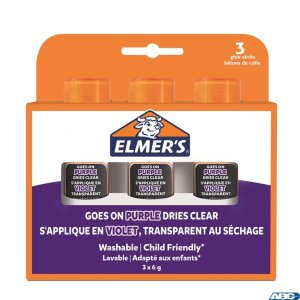 Klej purple w sztyfcie 6g, 3 na blistrze ELMERS 2136613
