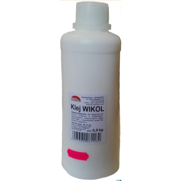 Klej WIKOL 500g butelka JEDNOŚĆ