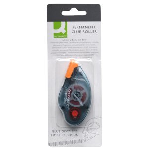 Klej w taśmie Q-CONNECT, permanentny, 6,5mmx8,5m, blister
