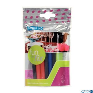 Klej kolorowy FunToFix 80g 7mm, 20 szt. Rapid 23835900