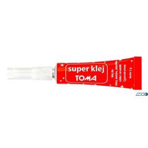 Klej uniwersalny SUPER-TOMA, cyjanoakrylanowy TO 465 przezroczysty 2 g