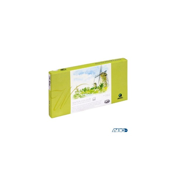 Farby akwarelowe E 1336 B - 12 kol. MARIES 12 ml 170-1908