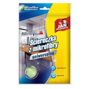 Ściereczka z mikrofibry JAN NIEZBĘDNY, uniwersalna