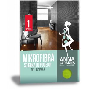 Mikrofibra ściereczka do podłogi ANNA ZARADNA, 1 szt., zielony