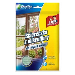 Ściereczka z mikrofibry JAN NIEZBĘDNY, do mycia okien