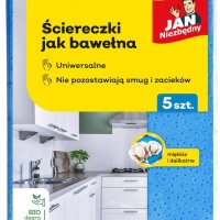 Ściereczki jak bawełna JAN NIEZBĘDNY, 5 szt.