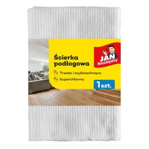 Ścierka podłogowa JAN NIEZBĘDNY, 1 szt., biała