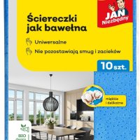 Ściereczki jak bawełna JAN NIEZBĘDNY, 10 szt., niebieskie