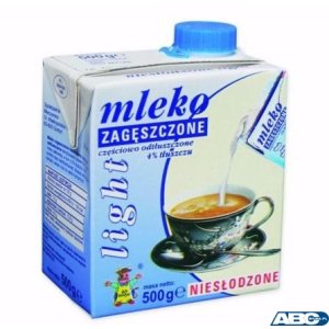 Mleko GOSTYŃ 4% zagęszczone niesłodzone LIGHT 500g