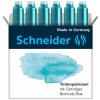 Naboje do piór SCHNEIDER, 6 szt., bermuda blue  /  morski