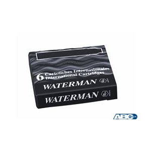 Naboje INTERNATIONAL (6 szt) czarny S0110940 WATERMAN