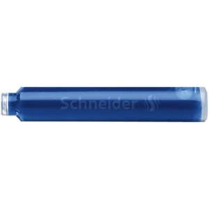 Naboje do piór SCHNEIDER, 6 szt., niebieski