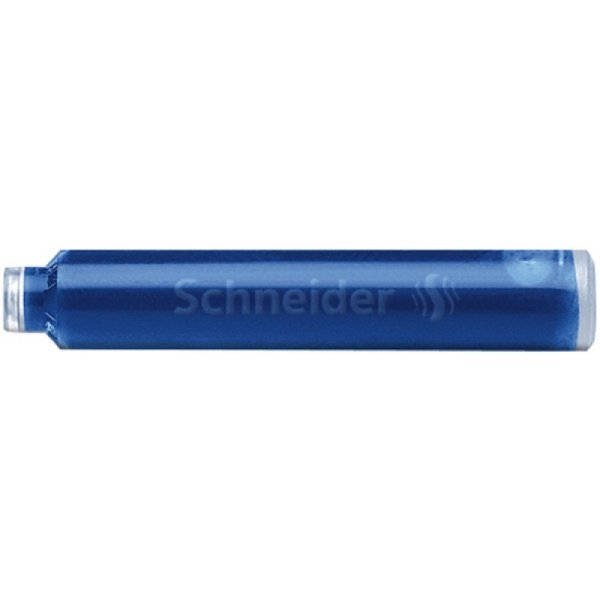 Naboje do piór SCHNEIDER, 6 szt., niebieski