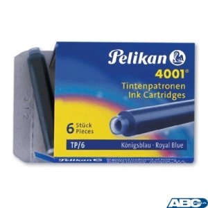 Naboje do piór, krótkie niebieskie 301176 Pelikan