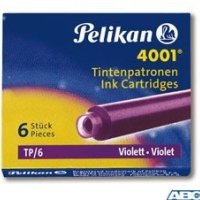 Naboje do piór, krótkie fioletowe 301697 Pelikan