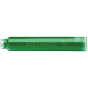 Naboje do piór SCHNEIDER, 6 szt., zielony