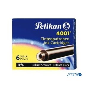 Naboje do piór, krótkie niebiesko-czarne 301184 Pelikan
