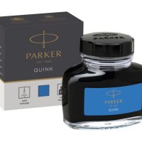 Atrament QUINK w butelce (57 ml) niebieski zmywalny 1950377 PARKER