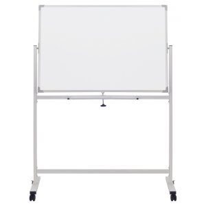 Tablica mobilna suchoś. -magn. OFFICE PRODUCTS, dwustronna, lakierowana, rama aluminiowa, 120x60cm, biała