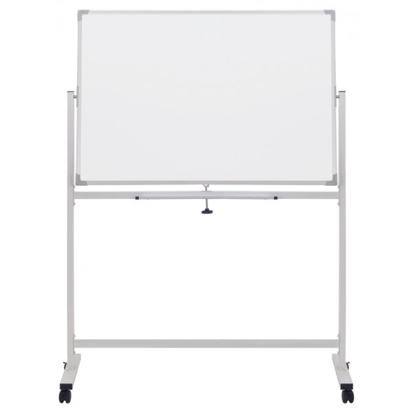 Tablica mobilna suchoś. -magn. OFFICE PRODUCTS, dwustronna, lakierowana, rama aluminiowa, 120x60cm, biała