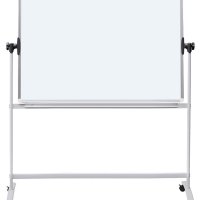 Tablica mobilna suchoś. -magn. OFFICE PRODUCTS, dwustronna, lakierowana, rama aluminiowa, regulacja kąta nachylenia, 170x100cm, 